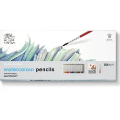 Winsor & Newton Zestaw kredek akwarelowych Watercolour Pencils - - 50 szt.