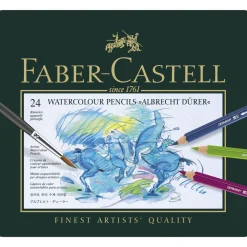 Faber-Castell Zestaw kredek akwarelowych w metalowej kasecie A. Dürer - - 24 kolory