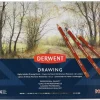 Derwent Zestaw kredek Drawing w metalowej kasecie - - 24 kolory