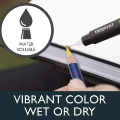 Derwent Zestaw kredek Inktense w metalowej kasecie - - 24 kolory ><noscript><img width=