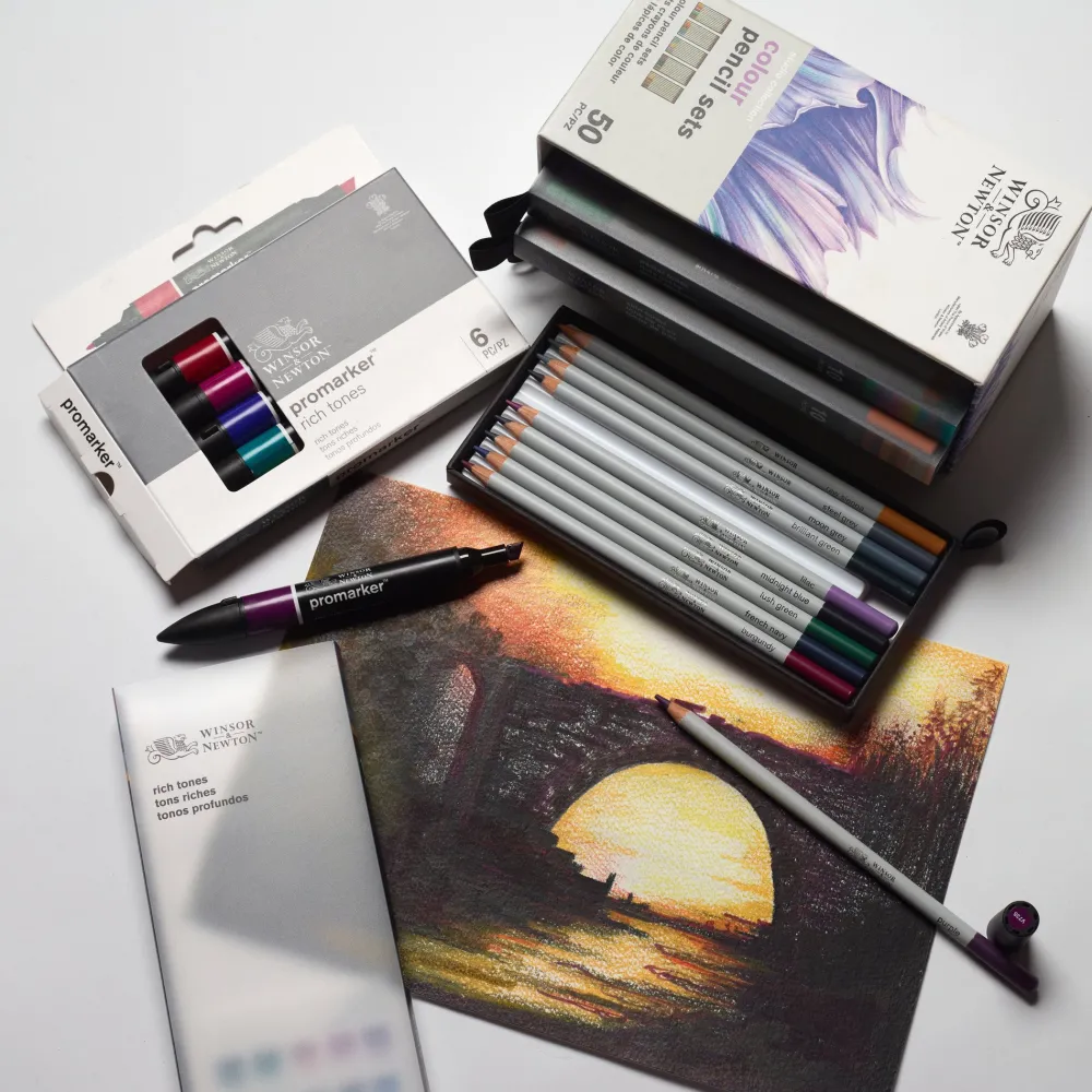 Winsor & Newton Zestaw kredek ołówkowych Colour Pencils - - 50 szt. > Kredki
