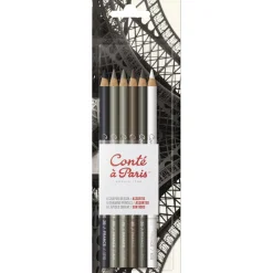 Conte a Paris Zestaw kredek ołówkowych Drawing - Conté à Paris - 6 kolorów