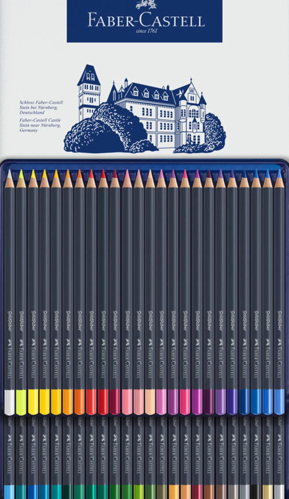 Faber-Castell Zestaw kredek ołówkowych Goldfaber - - 48 kolorów