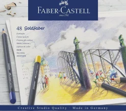 Faber-Castell Zestaw kredek ołówkowych Goldfaber - - 48 kolorów