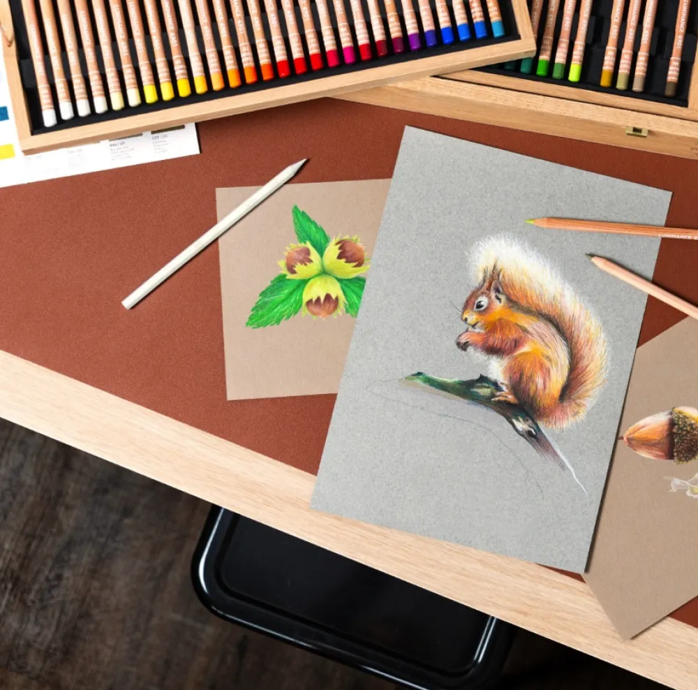 Caran d'Ache Zestaw kredek ołówkowych Luminance w kasecie - - 112 szt.