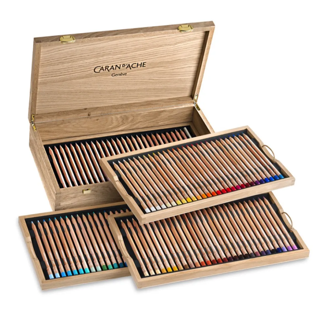Caran d'Ache Zestaw kredek ołówkowych Luminance w kasecie - - 112 szt.