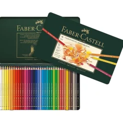 Faber-Castell Zestaw kredek Polychromos w kasecie metalowej - - 36 kolorów > Zestawy Do Rysunku|Kredki