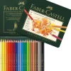 Faber-Castell Zestaw kredek Polychromos w kasecie metalowej - - 24 kolory