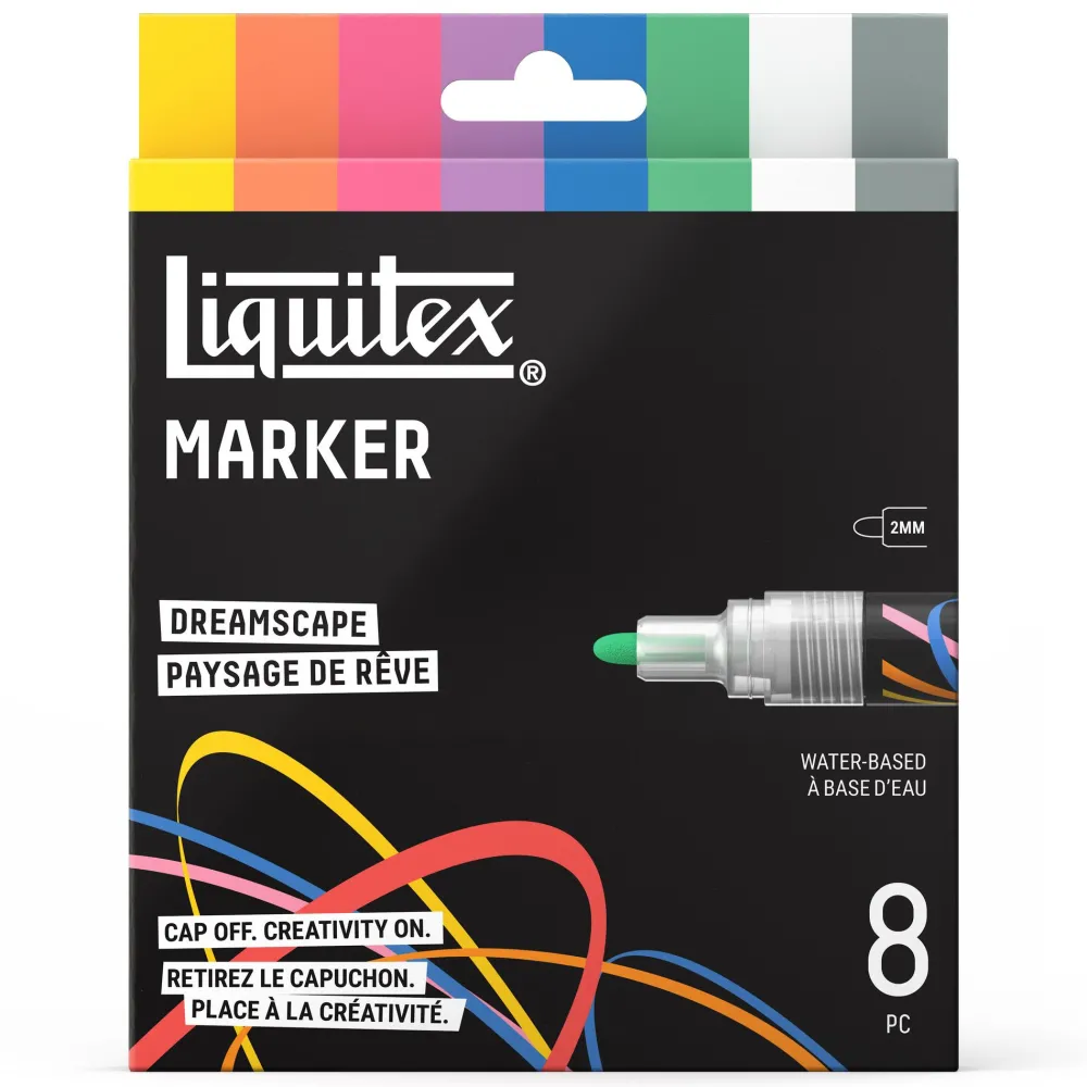 Liquitex Zestaw markerów akrylowych Dreamscape - - 8 szt. > Markery, Brushpeny I Pisaki