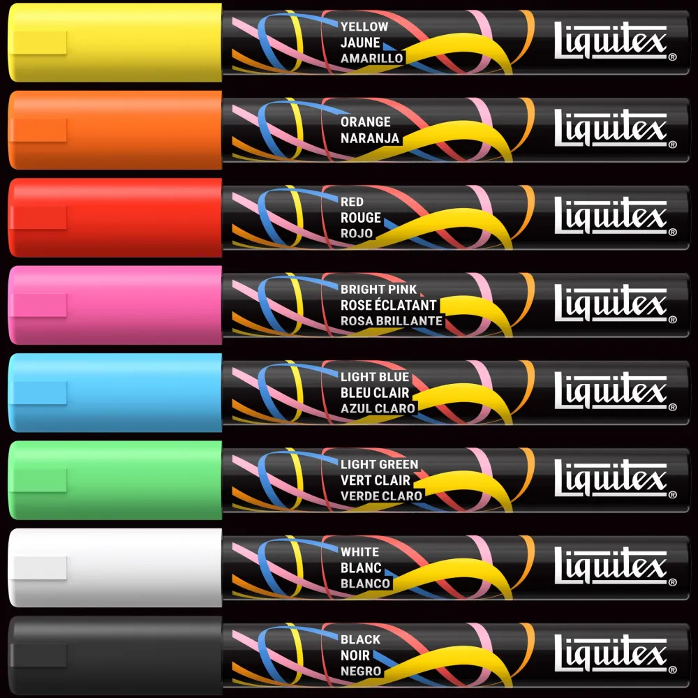 Liquitex Zestaw markerów akrylowych Essential - - 8 szt.