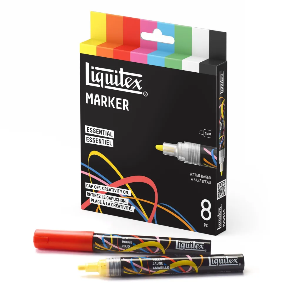 Liquitex Zestaw markerów akrylowych Essential - - 8 szt.