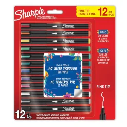 Sharpie Zestaw markerów akrylowych Fine - - 1 mm 12 szt. ><noscript><img width=