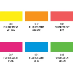 Liquitex Zestaw markerów akrylowych - - Fluorescent, 6 szt.