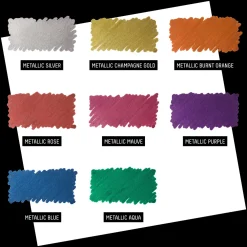 Liquitex Zestaw markerów akrylowych Metallic - - 8 szt. > Markery, Brushpeny I Pisaki