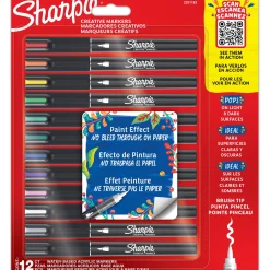 Sharpie Zestaw markerów akrylowych pędzelkowych Brush - - 12 szt. > Markery, Brushpeny I Pisaki