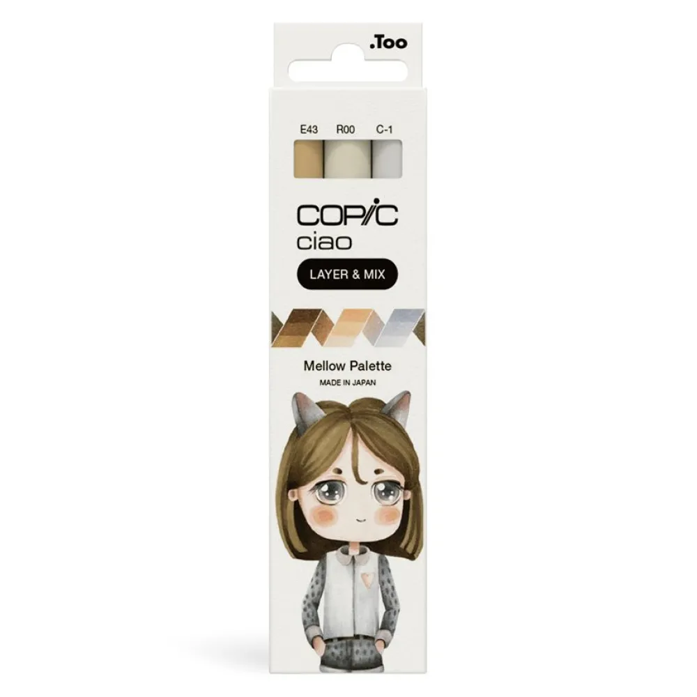 Copic Zestaw markerów dwustronnych Ciao - Mellow 3 szt. > Markery, Brushpeny I Pisaki