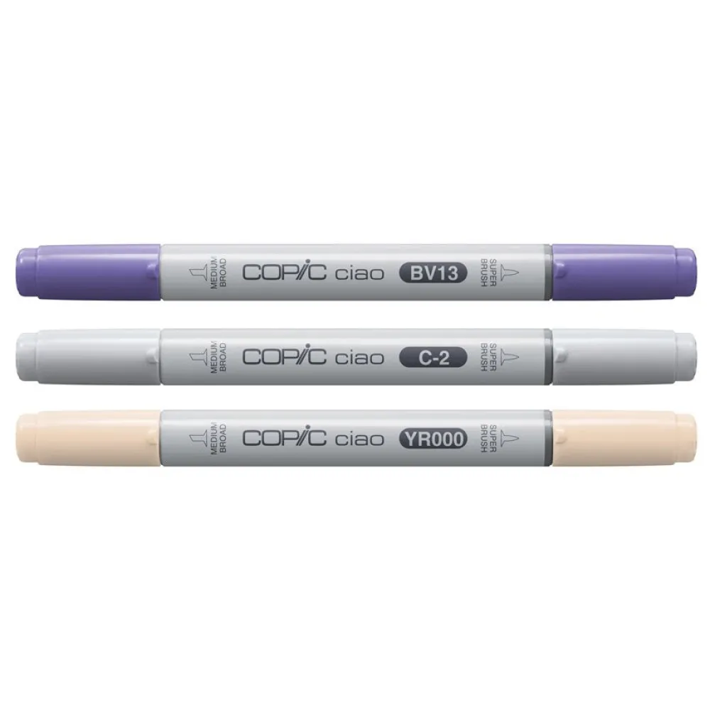 Copic Zestaw markerów dwustronnych Ciao - Serene 3 szt. > Markery, Brushpeny I Pisaki