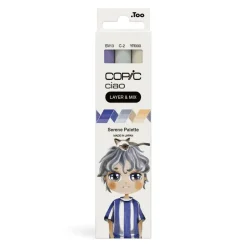 Copic Zestaw markerów dwustronnych Ciao - Serene 3 szt. ><noscript><img width=