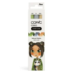 Copic Zestaw markerów dwustronnych Ciao - Natural 3 szt. ><noscript><img width=