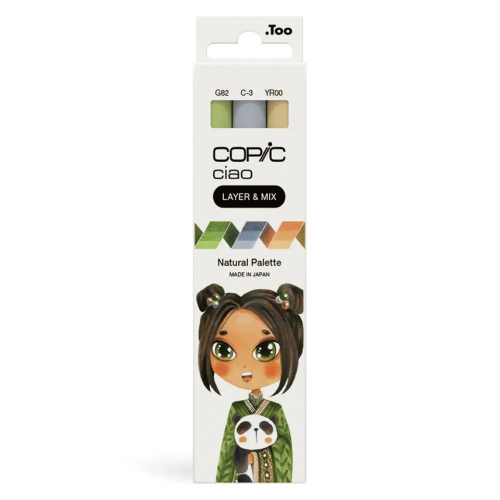 Copic Zestaw markerów dwustronnych Ciao - Natural 3 szt. > Markery, Brushpeny I Pisaki