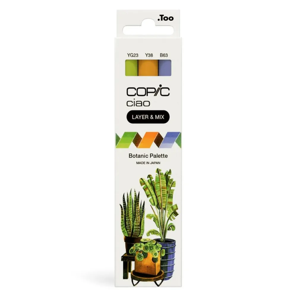 Copic Zestaw markerów dwustronnych Ciao - Botanic 3 szt.