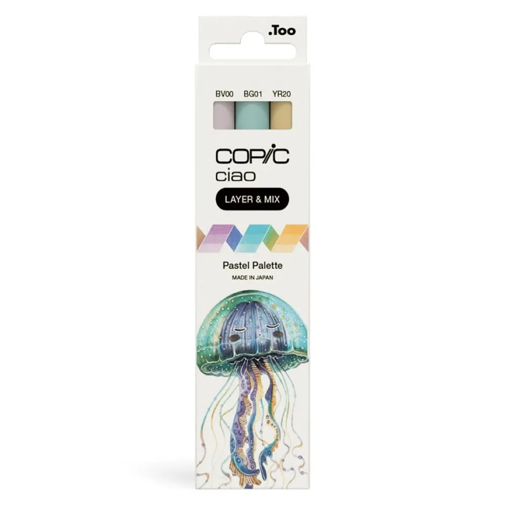 Copic Zestaw markerów dwustronnych Ciao - Pastel 3 szt. > Markery, Brushpeny I Pisaki