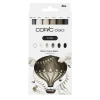 Copic Zestaw markerów dwustronnych Ciao Shade - Cool Gray & Black 6 szt. > Markery, Brushpeny I Pisaki