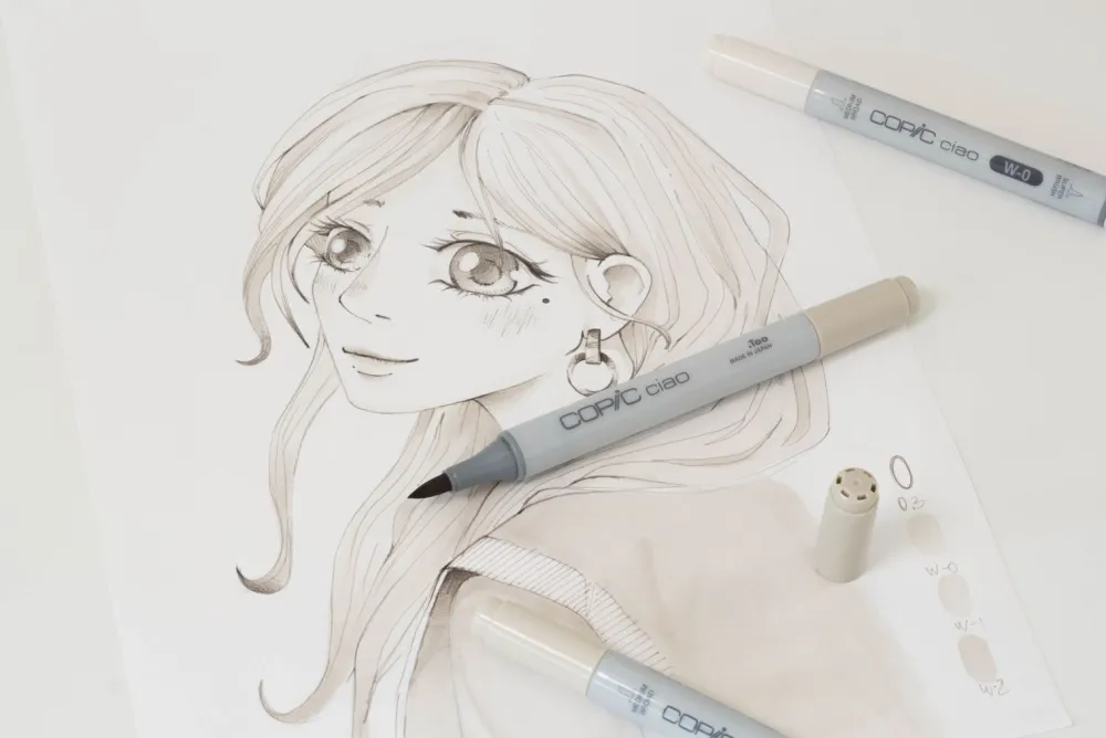 Copic Zestaw markerów dwustronnych Ciao Shade - Light Warm Gray