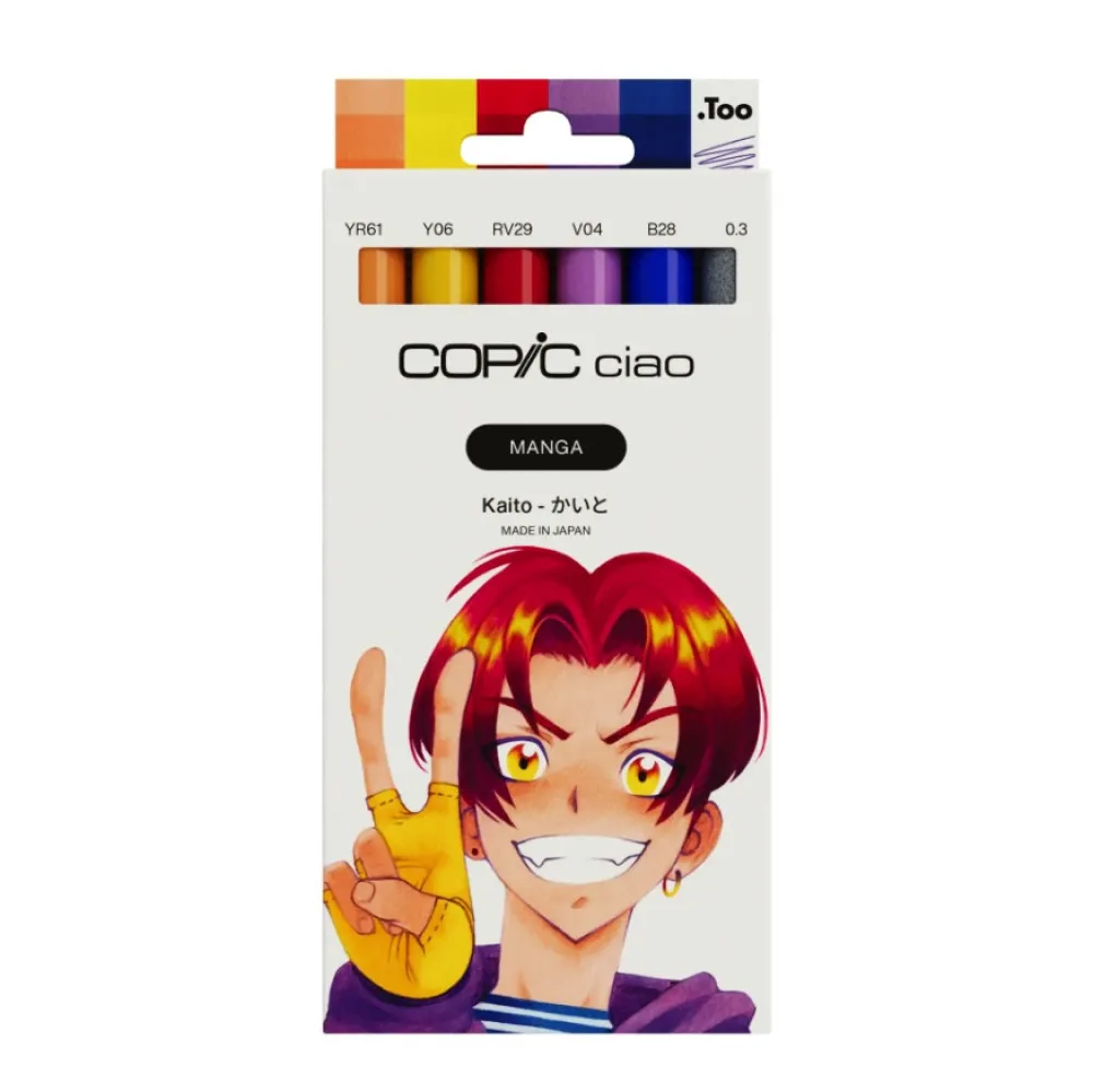Copic Zestaw markerów dwustronnych Ciao - Manga Nami > Markery, Brushpeny I Pisaki