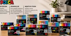 Uni Posca Zestaw markerów Posca PC-1MR - Uni - 8 kolorów