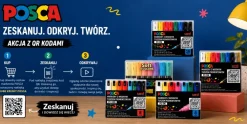 Uni Posca Zestaw markerów Posca PC-5M - Uni - 16 kolorów