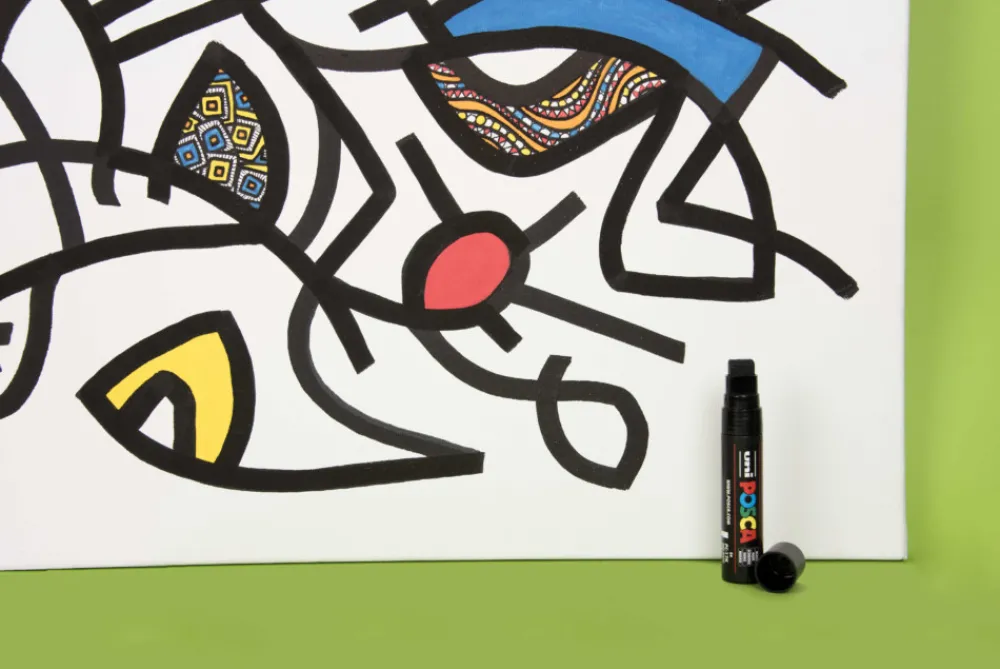 Uni Posca Zestaw markerów Posca PC-3M - Uni - 16 kolorów