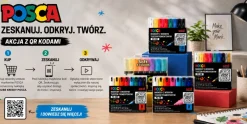 Uni Posca Zestaw markerów Posca PC-1M - Uni - 8 kolorów