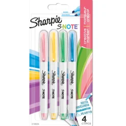 Sharpie Zestaw markerów S-Note - - pastelowe, 4 kolory ><noscript><img width=