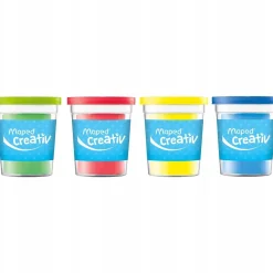 Dzieci Maped Zestaw masy plastycznej Creativ dla maluchów - - 4 kolory x 120 g