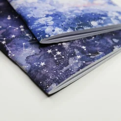 Devangari Zestaw mini zeszytów w kropki Night Sky i Milky Way B7 - - 2 szt. > Notatniki W Kropki