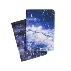 Devangari Zestaw mini zeszytów w kropki Night Sky i Milky Way B7 - - 2 szt. ><noscript><img width=