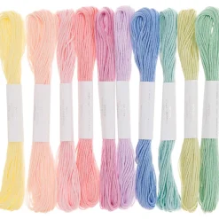Rico Design Zestaw mulin Multicolor Ice Cream - - 8 m x 10 szt.