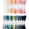 Rico Design Zestaw mulin Multicolor Pastel - - 8 m x 24 szt.