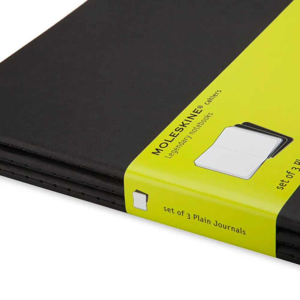 Moleskine Zestaw notatników gładkich XL - - czarne 3 szt. > Notatniki Gładkie