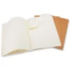 Moleskine Zestaw notatników w linie A5 - - kraft 3 szt.