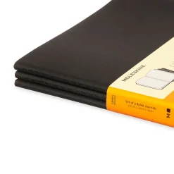 Moleskine Zestaw notatników w linie XL - - czarne 3 szt. ><noscript><img width=