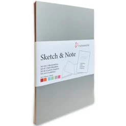 Hahnemuhle Zestaw notesów A6 - Hahnemühle - Grey Bundle 125 g/m2 2 szt. ><noscript><img width=