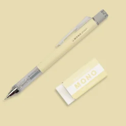 Tombow Zestaw ołówek MONO Graph + gumka - - Cream Yellow