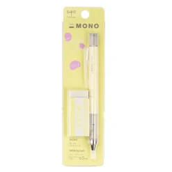 Tombow Zestaw ołówek MONO Graph + gumka - - Cream Yellow