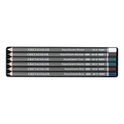 Cretacolor Zestaw ołówków akwarelowych Aqua Graph Color - - 6 szt.