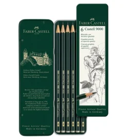 Faber-Castell Zestaw ołówków Castell 9000 - - 6 szt.
