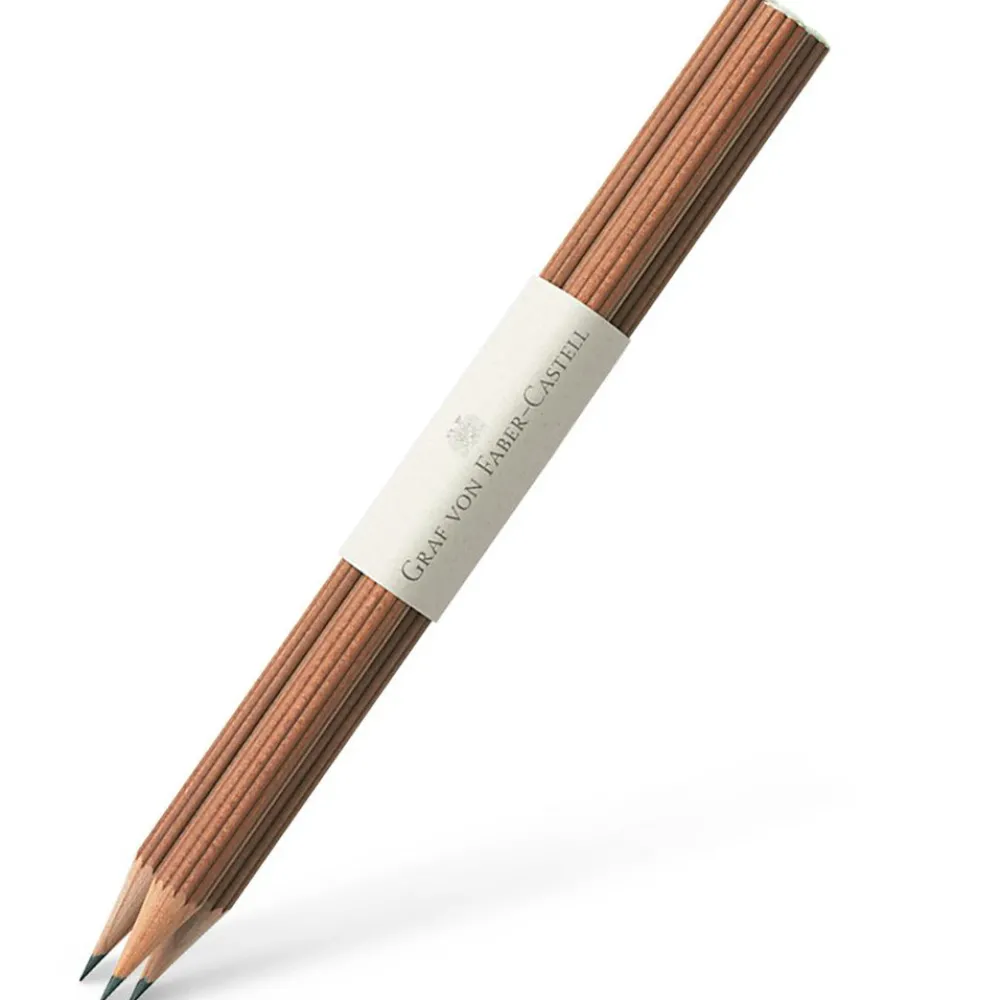 Graf Von Faber-Castell Zestaw ołówków Guilloche - - brązowe, B, 3 szt. > Ołówki