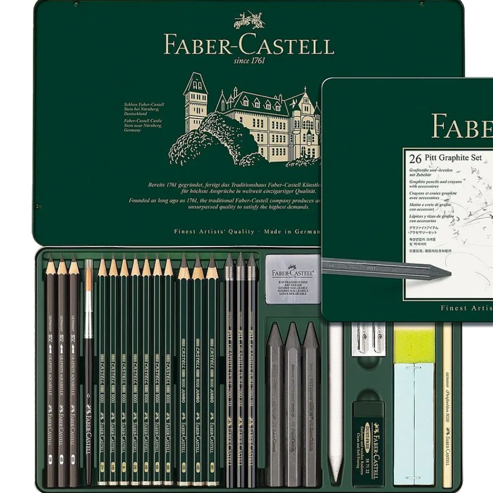 Faber-Castell Zestaw ołówków i grafitów - - 26 szt.