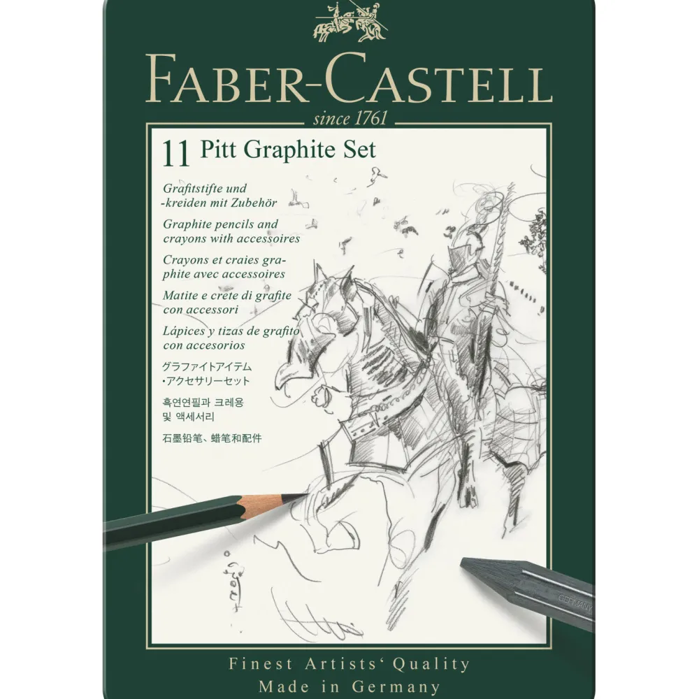 Faber-Castell Zestaw ołówków i grafitów - - 11 szt.